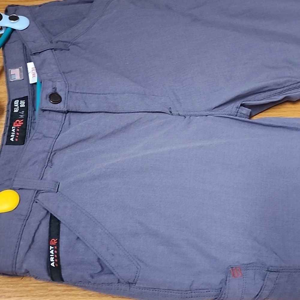 Ariat FR M4 Men's Carpenter Pants in Gray mens 38x30 number 820 - Picture 8 of 9